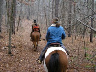 Riding at Sumter National Forest